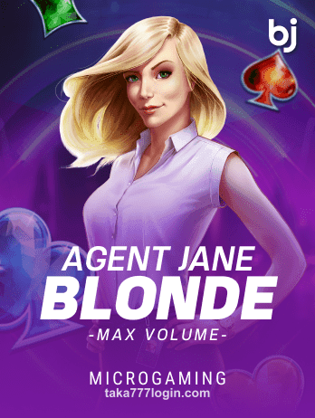 taka777 Agent Jane Blonde Max Volume slot game image